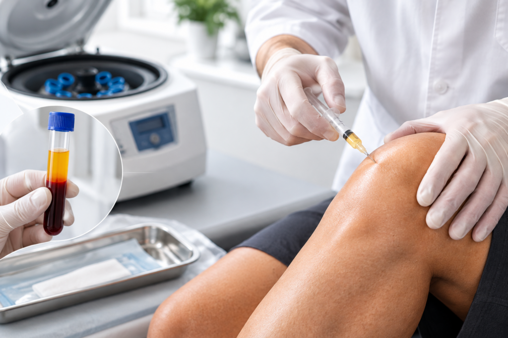 PRP no Joelho: Como Funciona a Infiltração com Plasma Rico em Plaquetas